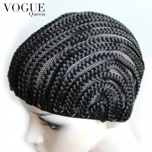 1pc cornrows cap for easier sew ins weaving cap with braids wig cap